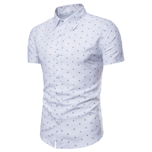 Casual Floral Flowers Short-sleeved Slim Fit VibeFlex Sports