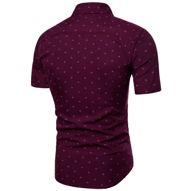 Casual Floral Flowers Short-sleeved Slim Fit VibeFlex Sports