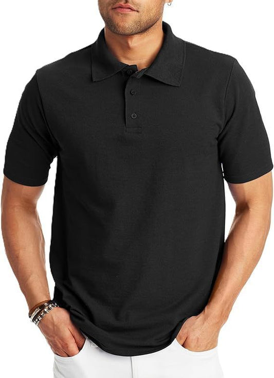 Loose And Simple Men's Short-sleeved Polo Shirt VibeFlex Sports