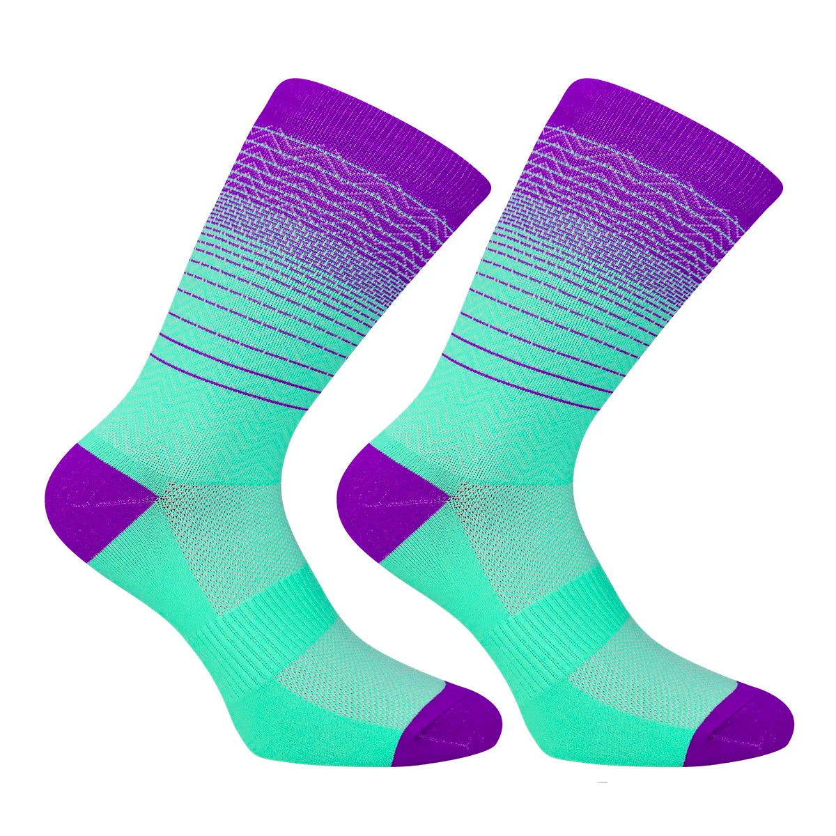 Professional Sports Cycling Bike Women Socks Men 2023 Breathable Road Bicycle Socks Outdoor Racing Socks 4 Colors VibeFlex Sports