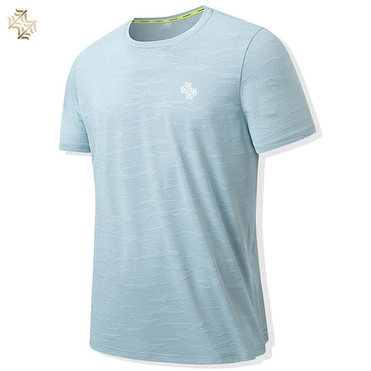 SBWL High quality man Outdoor hiking mountaineering Tees running weight loss fitness sports quick drying T-shirt Breathable Tops VibeFlex Sports