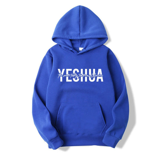 Yeshua Hoodie Christian Hooded Sweatshirt Religious 🌴 VibeFlex Sports