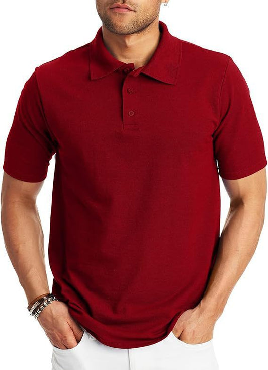 Loose And Simple Men's Short-sleeved Polo Shirt VibeFlex Sports