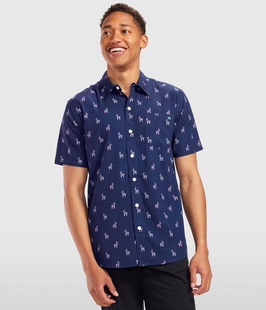 Hawaiian Shirts for Men - Casual Beach & Summer Party Shirts for Men - Stretch Fabric with Modern Fit