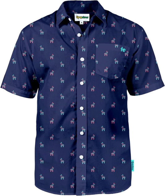 Hawaiian Shirts for Men - Casual Beach & Summer Party Shirts for Men - Stretch Fabric with Modern Fit