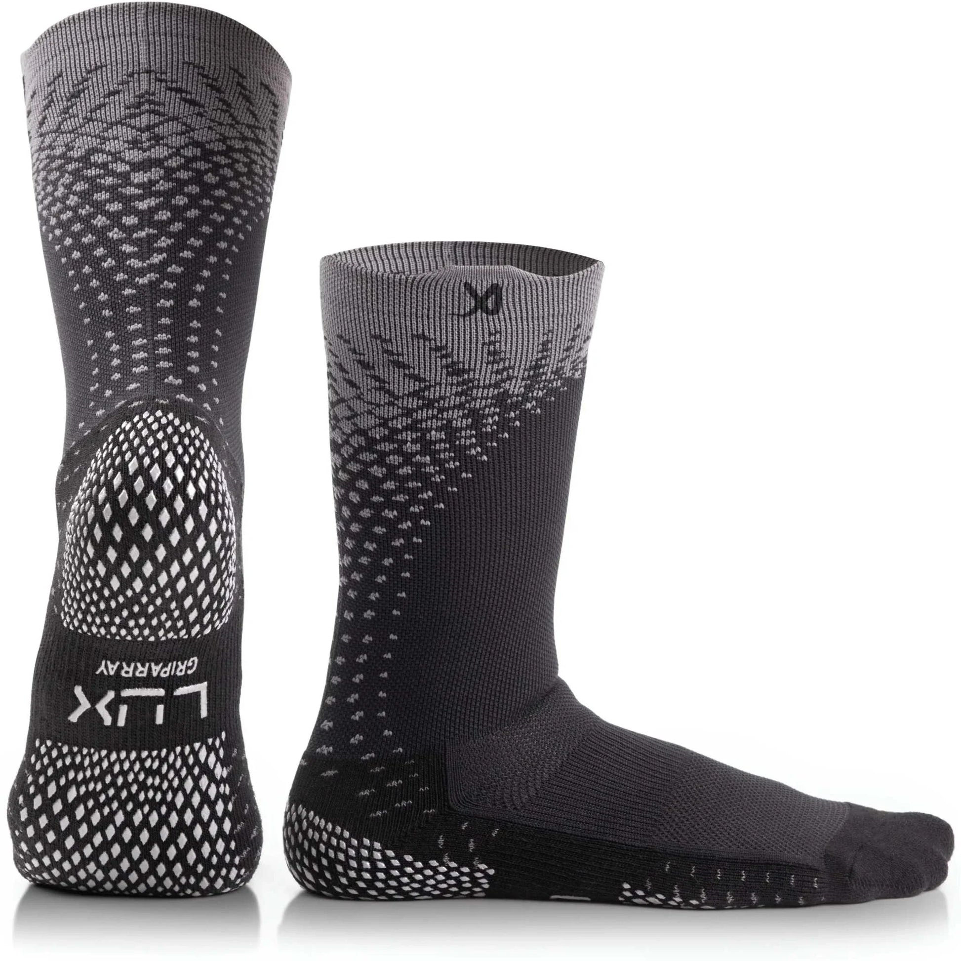 Sport Socks - Performance Grip Cleat Socks - Black - LUX LUX Sports