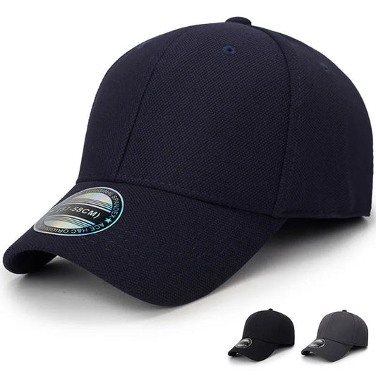 COKK Baseball Cap Men Snapback Hats Fitted Closed Full Cap Women Gorras Bone Male Trucker Hat Casquette Outdoor Black VibeFlex Sports