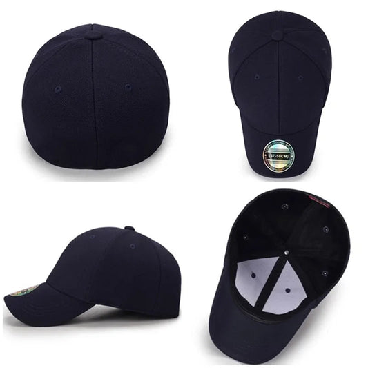 COKK Baseball Cap Men Snapback Hats Fitted Closed Full Cap Women Gorras Bone Male Trucker Hat Casquette Outdoor Black VibeFlex Sports
