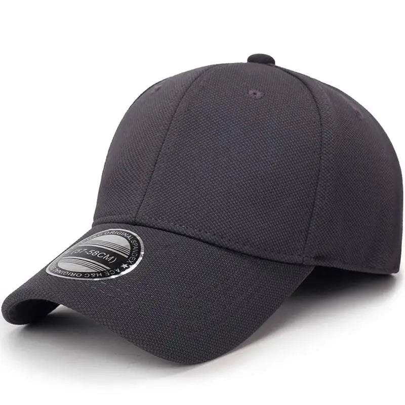 COKK Baseball Cap Men Snapback Hats Fitted Closed Full Cap Women Gorras Bone Male Trucker Hat Casquette Outdoor Black VibeFlex Sports