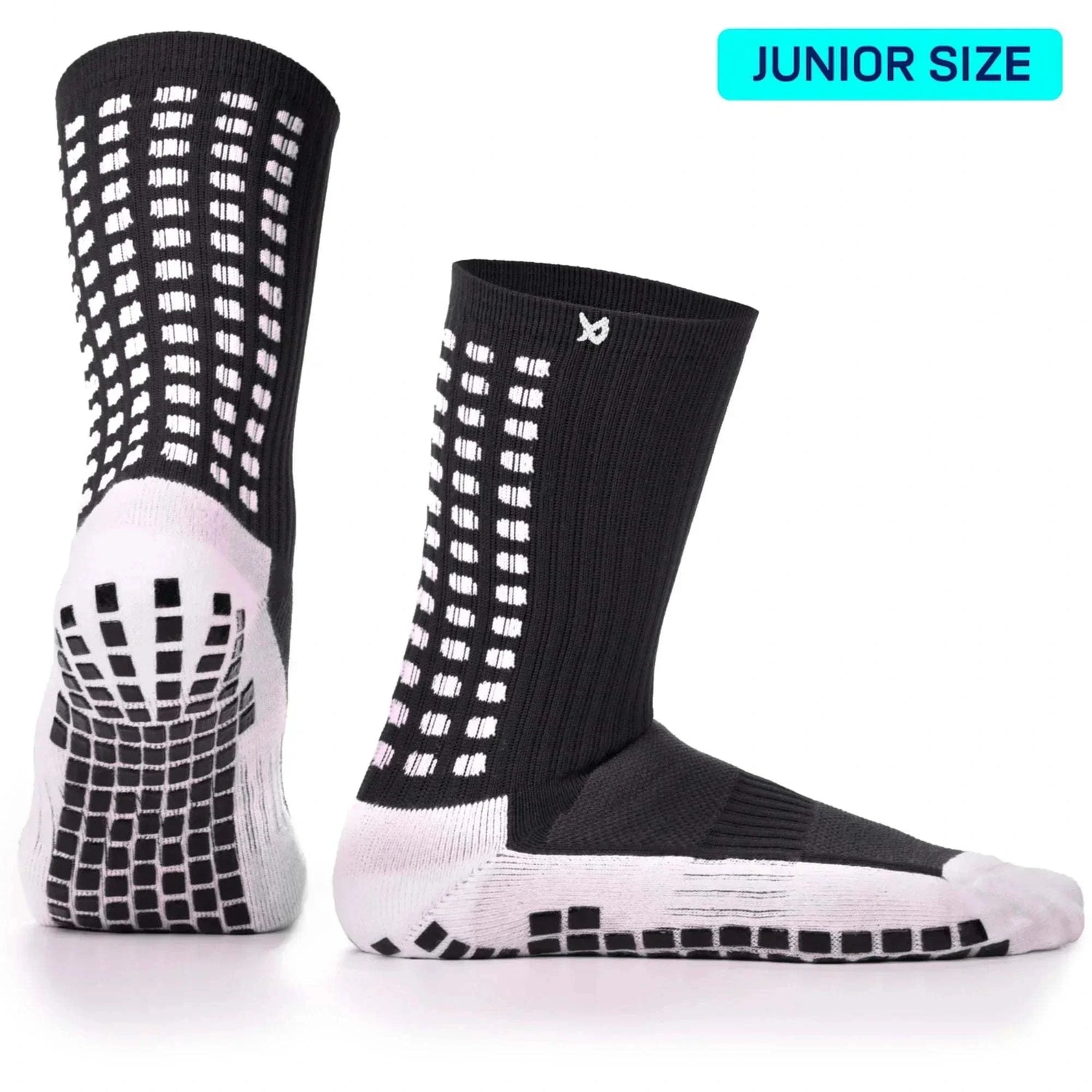 Grip Socks Football - Calf Socks - Black - LUX - Black / Small LUX Sports