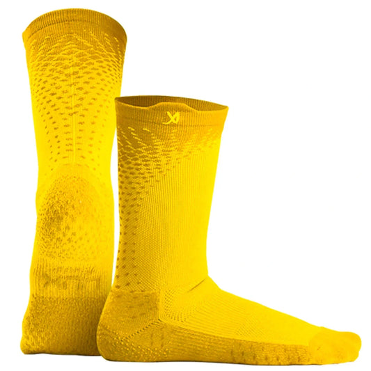 Sport Socks - Performance Grip Cleat Socks - Yellow - LUX LUX Sports