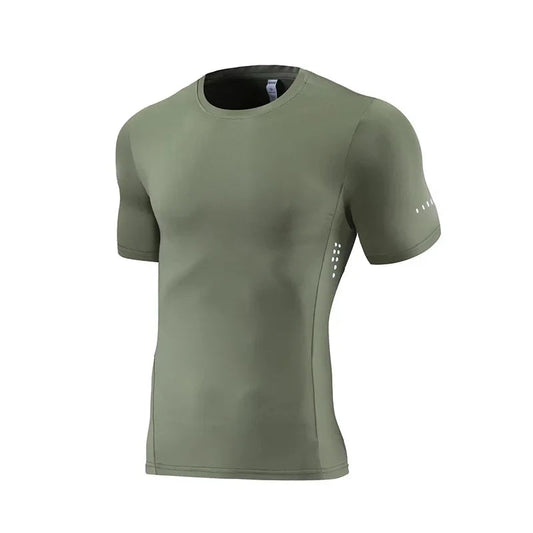 Compression Shirts Men's Fitness Workout Long Sleeve T-shirt Gym Training Tops Muscle Tees VibeFlex Sports