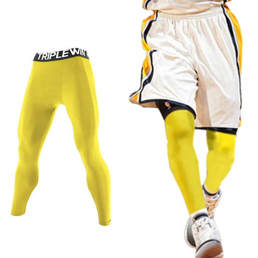 Summer Spring Autumn Men Running Tights GYM Pants Male Basketball Football Soccer Fitness Exercise Sport Long Legging H61 VibeFlex Sports