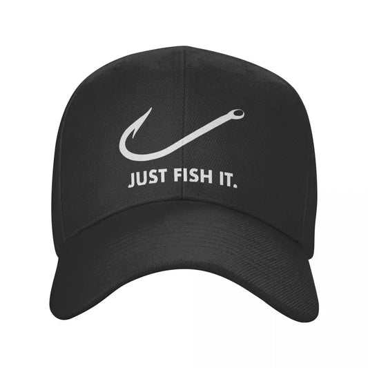 Classic Just Fish It Baseball Cap Breathable Fisherman Hat VibeFlex Sports
