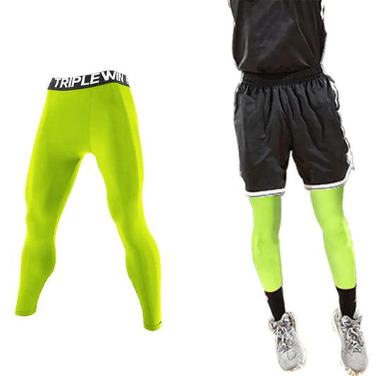 Summer Spring Autumn Men Running Tights GYM Pants Male Basketball Football Soccer Fitness Exercise Sport Long Legging H61 VibeFlex Sports