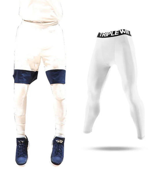 Summer Spring Autumn Men Running Tights GYM Pants Male Basketball Football Soccer Fitness Exercise Sport Long Legging H61 VibeFlex Sports