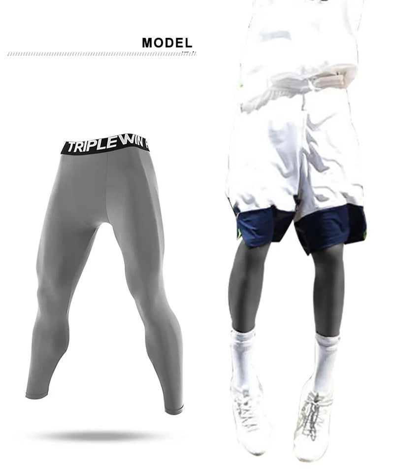 Summer Spring Autumn Men Running Tights GYM Pants Male Basketball Football Soccer Fitness Exercise Sport Long Legging H61 VibeFlex Sports