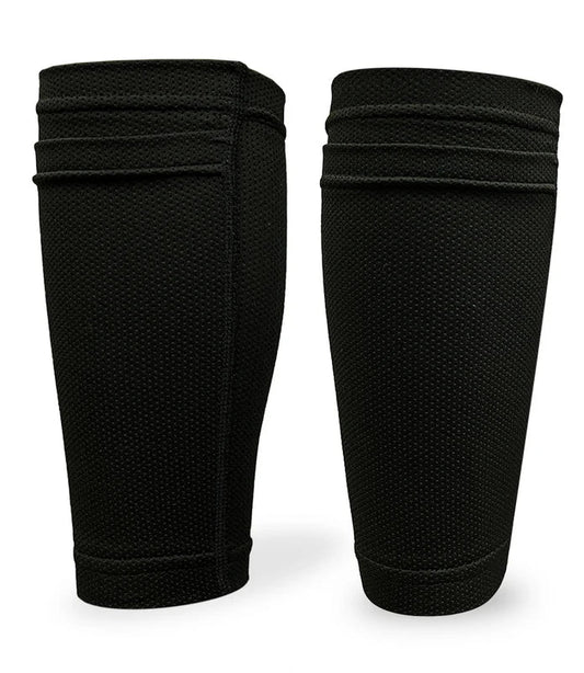 Shin Guards Soccer Football Canilleras Support Sock Nylon Leg Sleeves Shin Protector with Pocket Soccer Gear щитки футбольные VibeFlex Sports