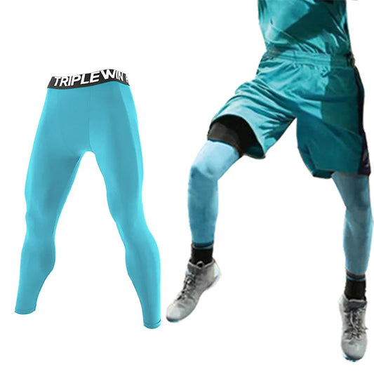 Summer Spring Autumn Men Running Tights GYM Pants Male Basketball Football Soccer Fitness Exercise Sport Long Legging H61 VibeFlex Sports