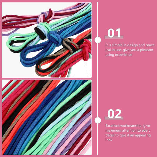 30 PCS Running Shoes for Women Sports Shoelaces Sneaker Thin Noodles Girl Child VibeFlex Sports