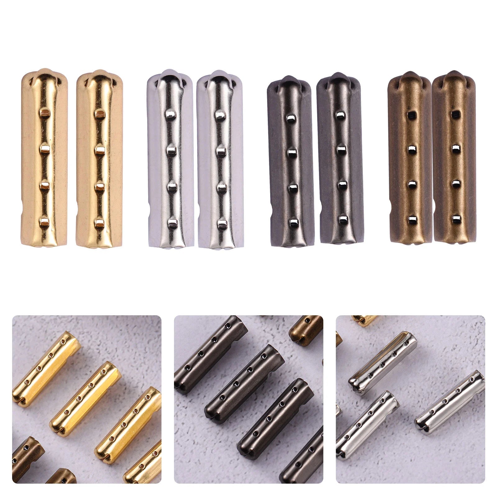 Shoe Lace Replacement End Laces Ends Metal Shoulder Strap DIY Shoelaces Head Accessories VibeFlex Sports