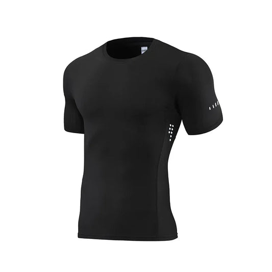 Compression Shirts Men's Fitness Workout Long Sleeve T-shirt Gym Training Tops Muscle Tees VibeFlex Sports