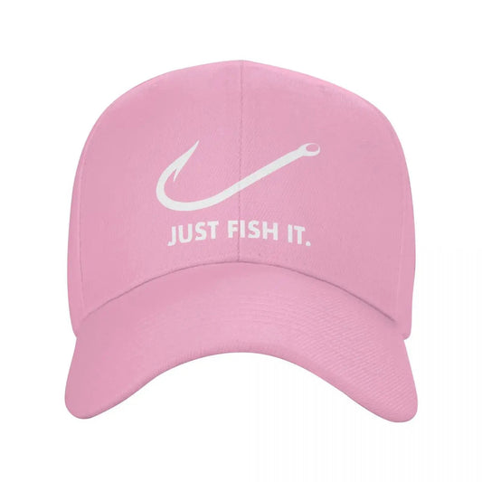 Classic Just Fish It Baseball Cap Breathable Fisherman Hat VibeFlex Sports