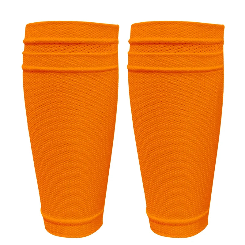 Shin Guards Soccer Football Canilleras Support Sock Nylon Leg Sleeves Shin Protector with Pocket Soccer Gear щитки футбольные VibeFlex Sports