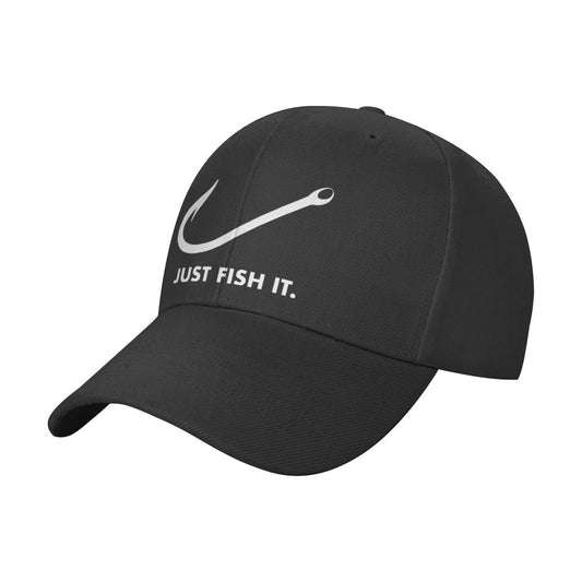 Classic Just Fish It Baseball Cap Breathable Fisherman Hat VibeFlex Sports
