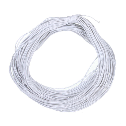 25 Yards/Lot 1mm Round Elastics Bungee Shock Cord Elastic Rope Rubber Band Strap String Cordon Shoelaces Sewing Accessories VibeFlex Sports