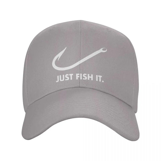 Classic Just Fish It Baseball Cap Breathable Fisherman Hat VibeFlex Sports