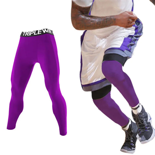 Summer Spring Autumn Men Running Tights GYM Pants Male Basketball Football Soccer Fitness Exercise Sport Long Legging H61 VibeFlex Sports