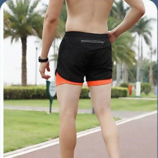 Men's Fitness Training Shorts Summer 2 In 1 Quick Dry VibeFlex Sports