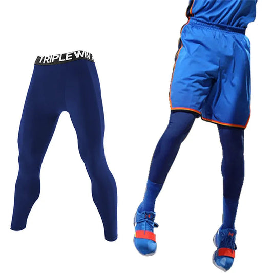 Summer Spring Autumn Men Running Tights GYM Pants Male Basketball Football Soccer Fitness Exercise Sport Long Legging H61 VibeFlex Sports