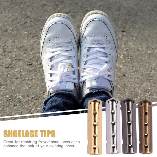 Shoe Lace Replacement End Laces Ends Metal Shoulder Strap DIY Shoelaces Head Accessories VibeFlex Sports