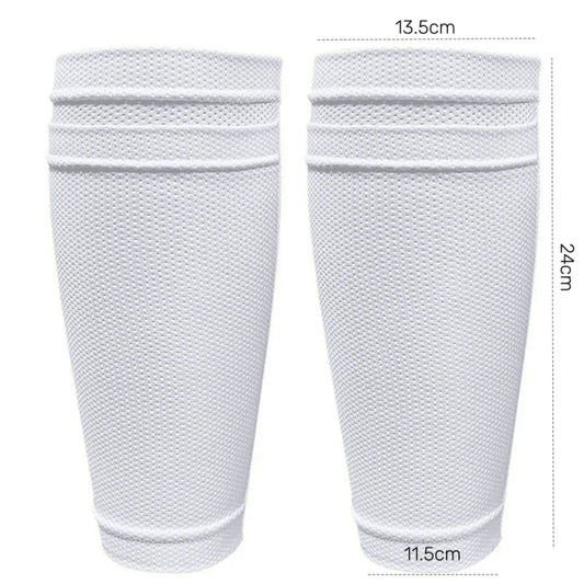 Shin Guards Soccer Football Canilleras Support Sock Nylon Leg Sleeves Shin Protector with Pocket Soccer Gear щитки футбольные VibeFlex Sports