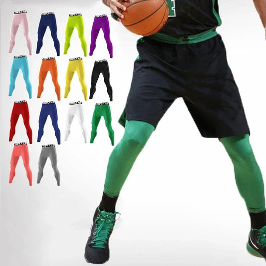 Summer Spring Autumn Men Running Tights GYM Pants Male Basketball Football Soccer Fitness Exercise Sport Long Legging H61 VibeFlex Sports