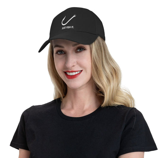 Classic Just Fish It Baseball Cap Breathable Fisherman Hat VibeFlex Sports