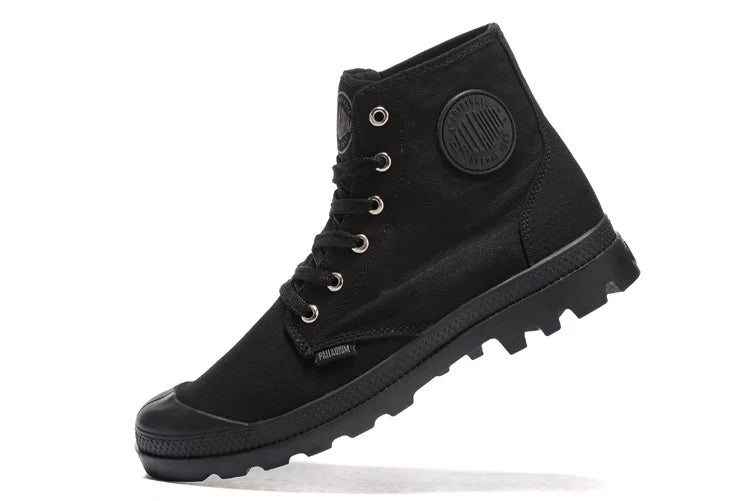 PALLADIUM Fashion Retro Top Quality Canvas Lace-up Pampa Oxford Sneakers Flats Men Women Boots Casual Shoes Plus Size 35-45 VibeFlex Sports