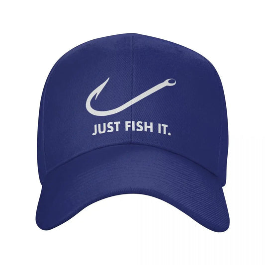 Classic Just Fish It Baseball Cap Breathable Fisherman Hat VibeFlex Sports
