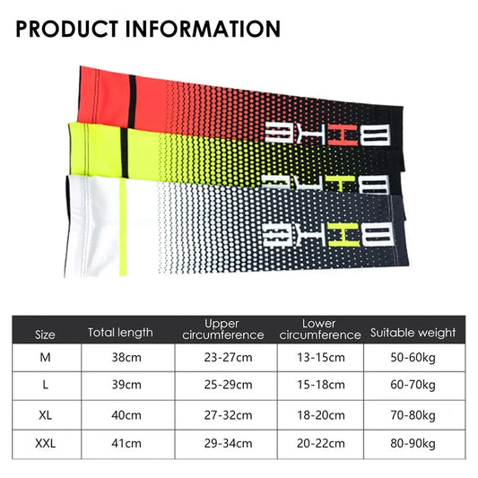Outdoor Cycling Sleeves UV Sun Protection Sleeves Sports Running Fishing Cooling Arm Sleeves for Men Summer Bicycle Cuff Cover VibeFlex Sports