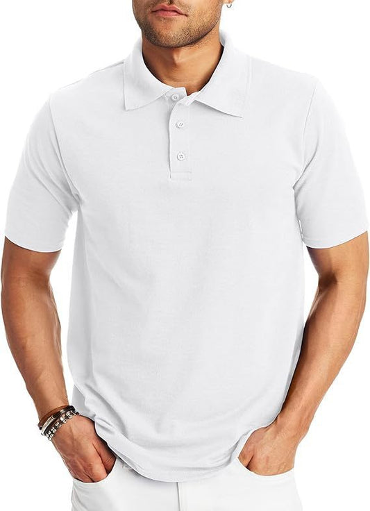 Loose And Simple Men's Short-sleeved Polo Shirt VibeFlex Sports