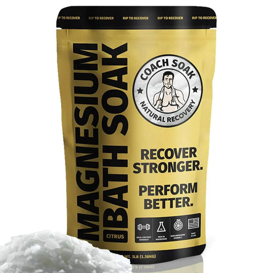 Coach Soak Magnesium Bath Soak - Energizing Citrus Angles90®