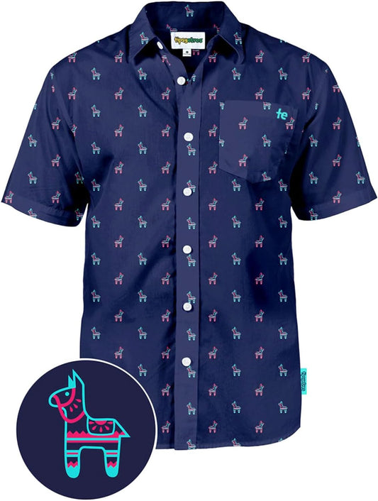 Hawaiian Shirts for Men - Casual Beach & Summer Party Shirts for Men - Stretch Fabric with Modern Fit