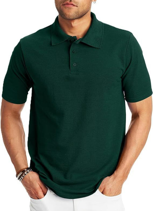 Loose And Simple Men's Short-sleeved Polo Shirt VibeFlex Sports