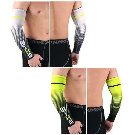 Outdoor Cycling Sleeves UV Sun Protection Sleeves Sports Running Fishing Cooling Arm Sleeves for Men Summer Bicycle Cuff Cover VibeFlex Sports