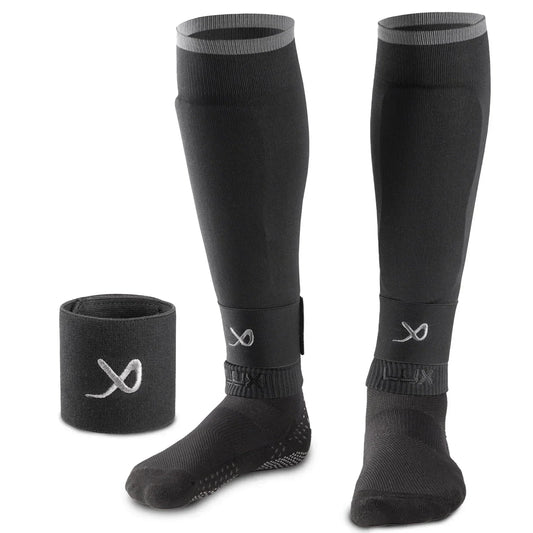 Football Sleeves - Black - LUX LUX Sports