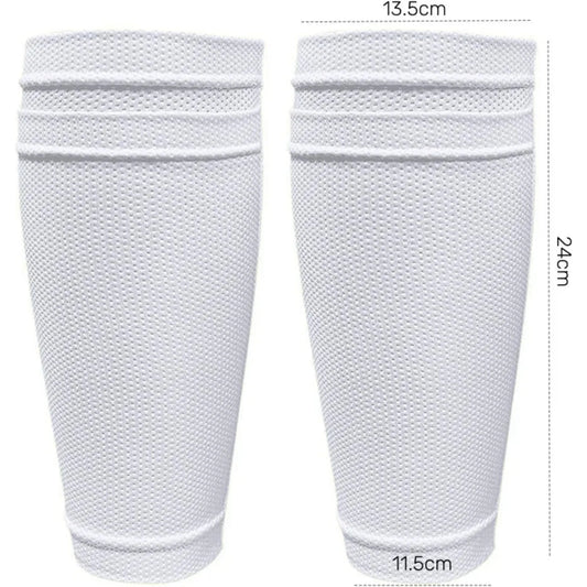 Shin Guards Soccer Football Canilleras Support Sock Nylon Leg Sleeves Shin Protector With Pocket Soccer Gear щитки футбольные 🌴