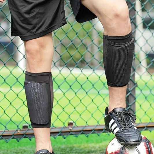 Shin Guards Soccer Football Canilleras Support Sock Nylon Leg Sleeves Shin Protector With Pocket Soccer Gear щитки футбольные 🌴