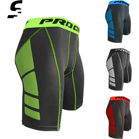Men Compression Gym Shorts Quick Dry Fitness Sport Tight Gym Running Shorts Workout Fitness Jogger Leggings Men Athletic Tight 🌴 VibeFlex Sports